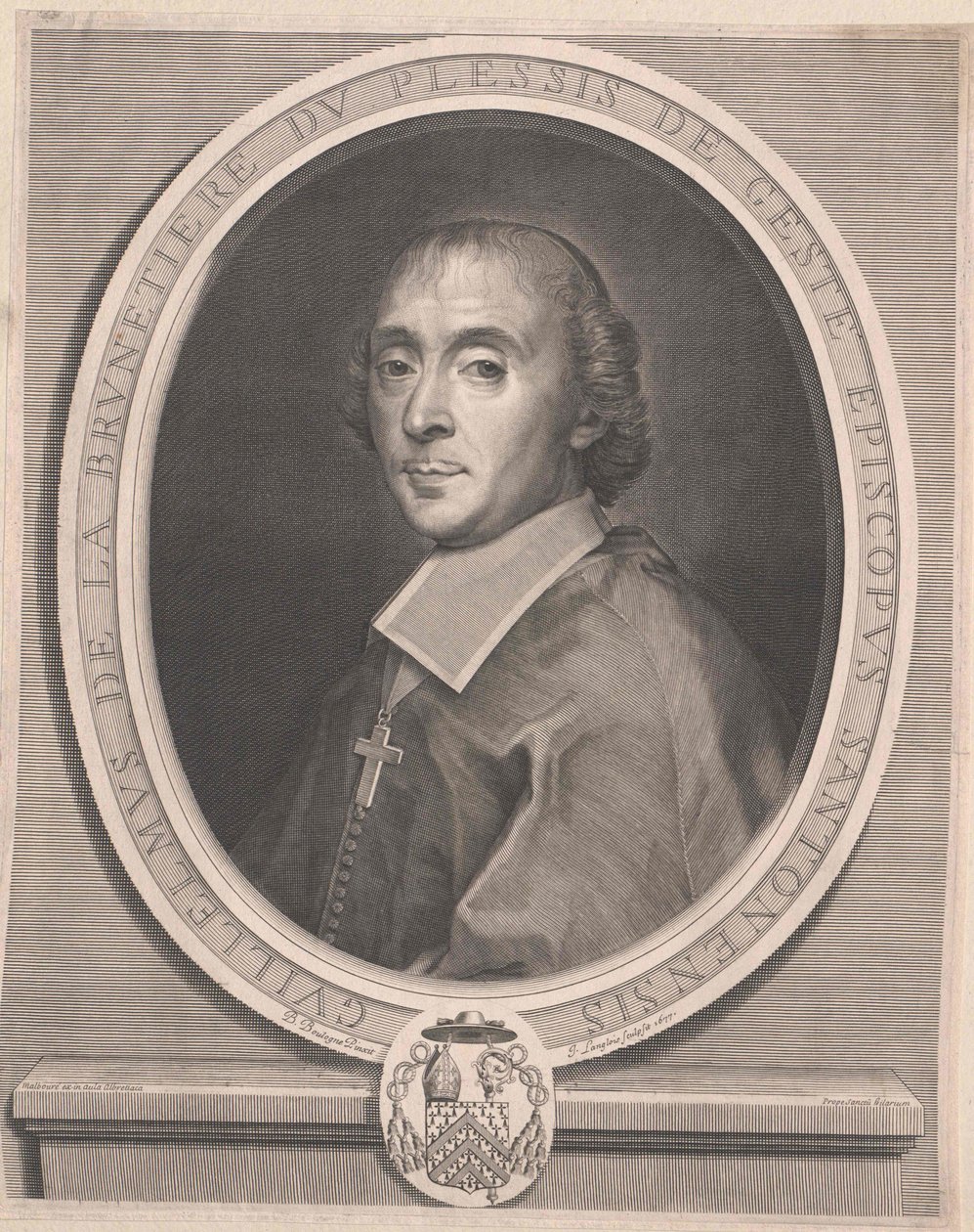 Guillaume de La Brunetiere you Plessis-Gest00000000 (print) af Artist Unknown