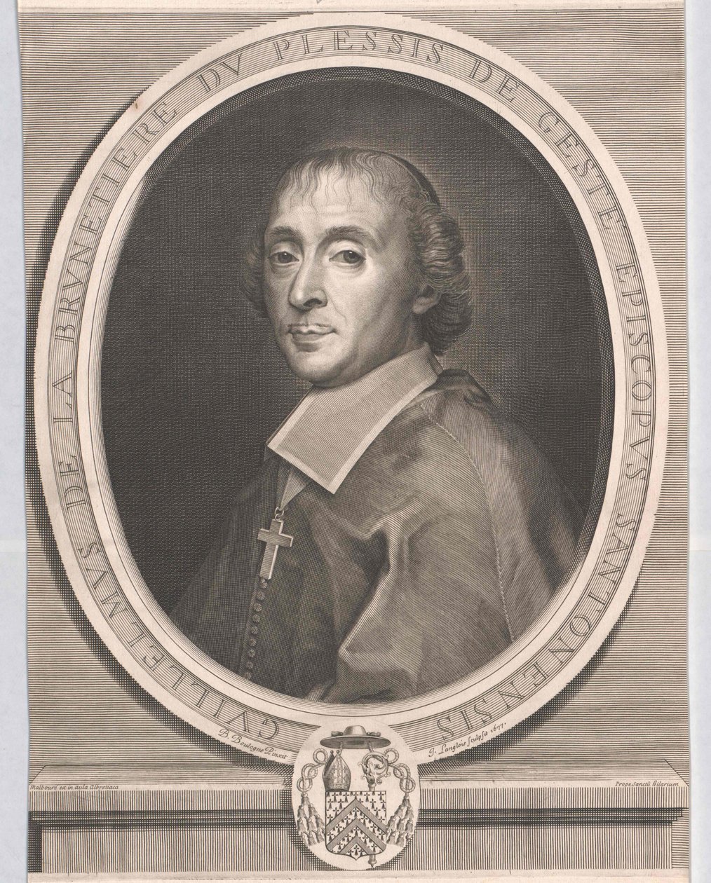 Guillaume de La Brunetiere you Plessis-Gest00000000 (print) af Artist Unknown