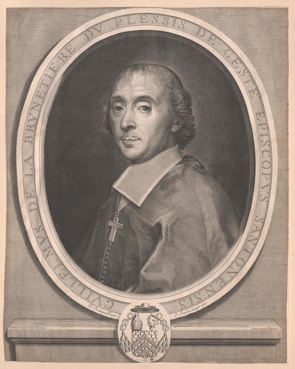 Guillaume de La Brunetiere you Plessis-Gest00000000 (print) af Artist Unknown
