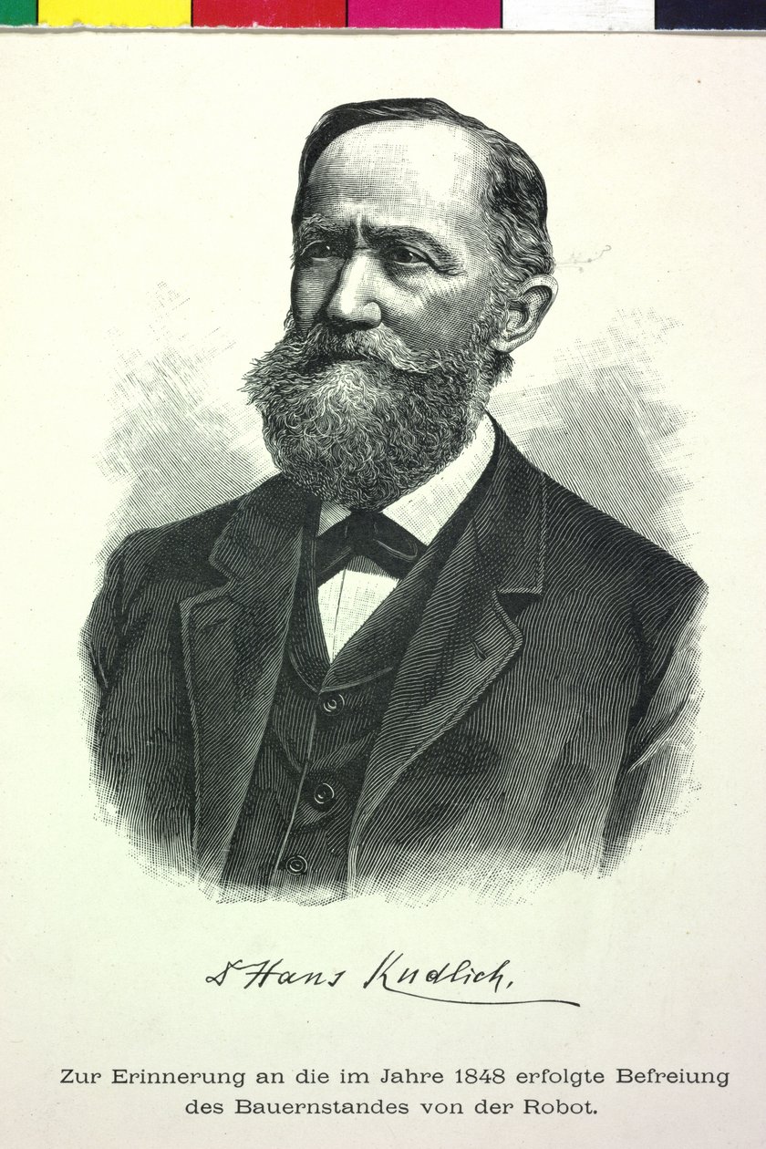 Hans Kudlich (print) af Artist Unknown