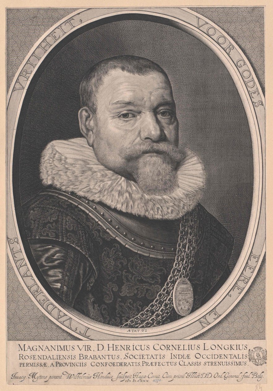 Hendrick Cornelis Lonck af Artist Unknown