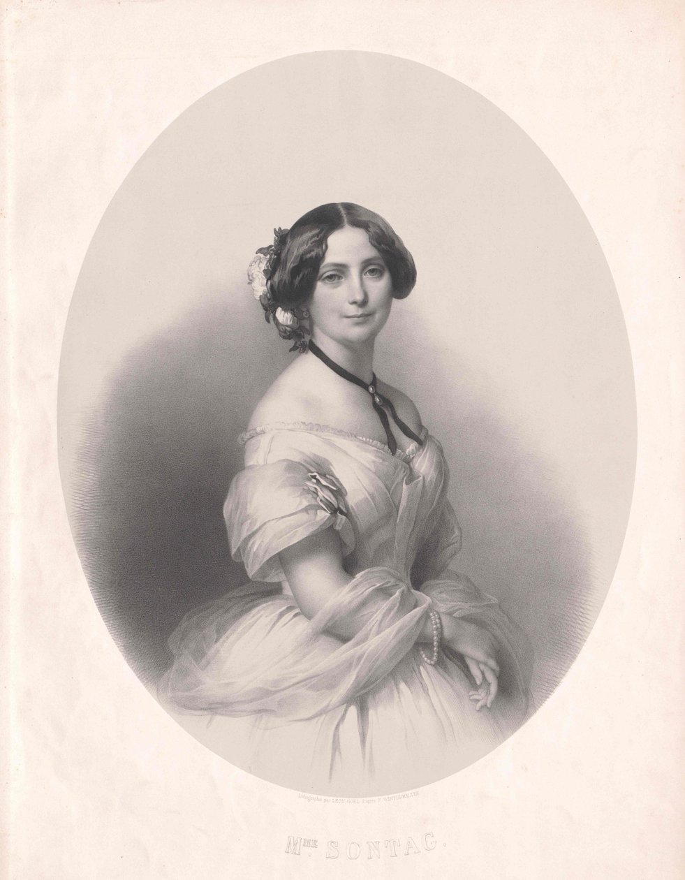 Henriette Gertrude Walpurgis Sontag af Artist Unknown