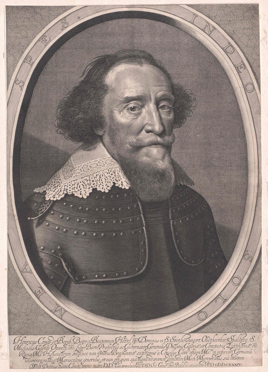 Henrik greve von dem Bergh af Artist Unknown