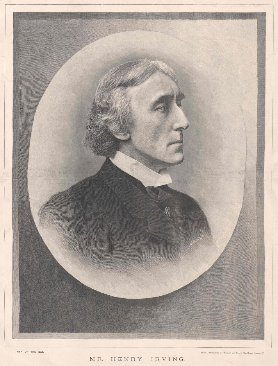 Henry Irving af Artist Unknown