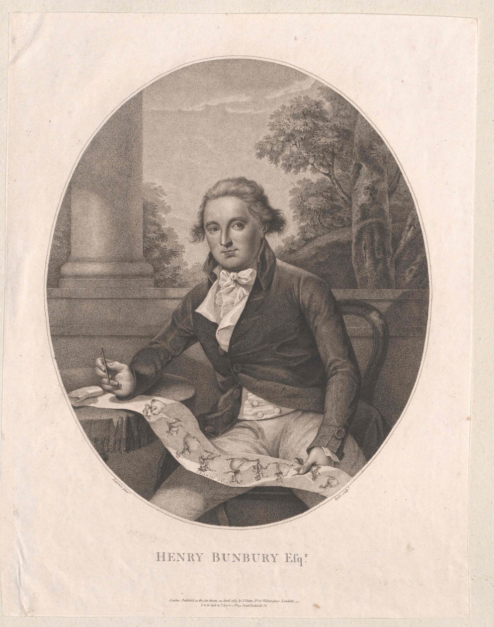Henry William Bunbury af Artist Unknown