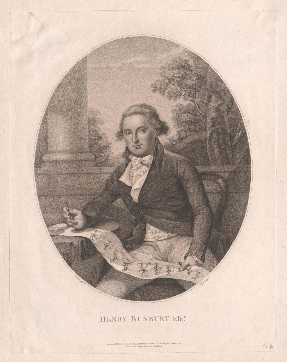 Henry William Bunbury af Artist Unknown