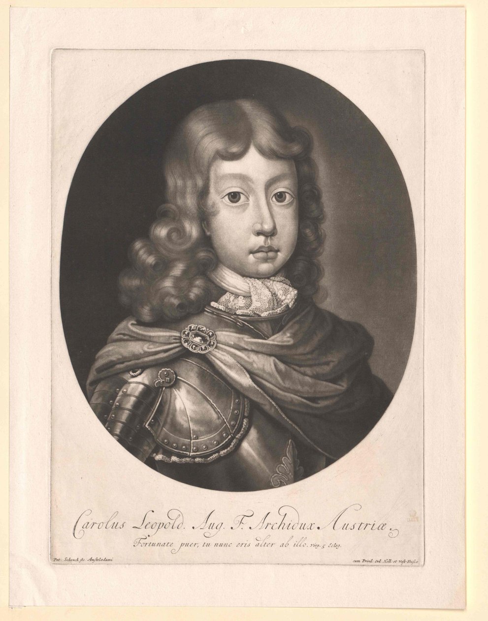 Den hellige romerske kejser Karl VI af Artist Unknown