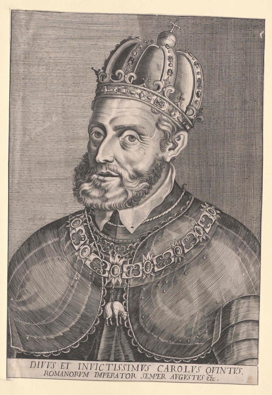 Den hellige romerske kejser Karl V af Artist Unknown