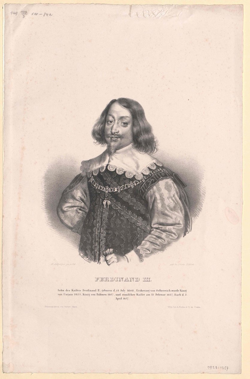 Den hellige romerske kejser Ferdinand III af Artist Unknown
