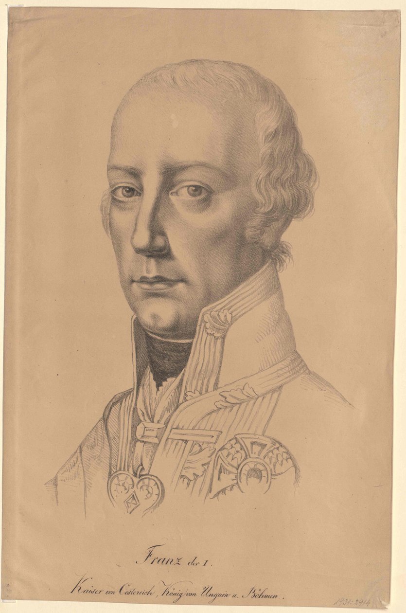 Den hellige romerske kejser Frans II af Artist Unknown
