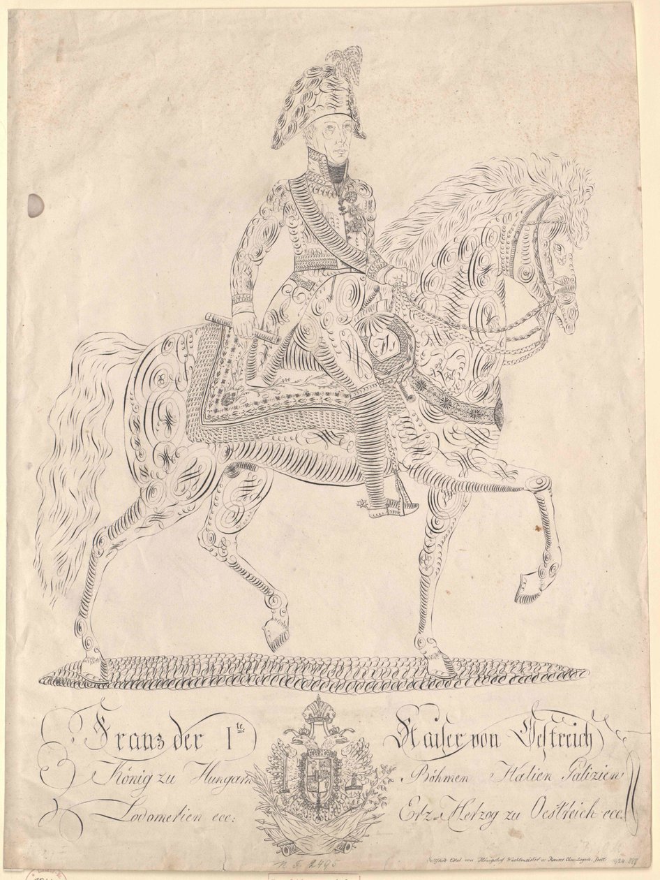 Den hellige romerske kejser Frans II af Artist Unknown