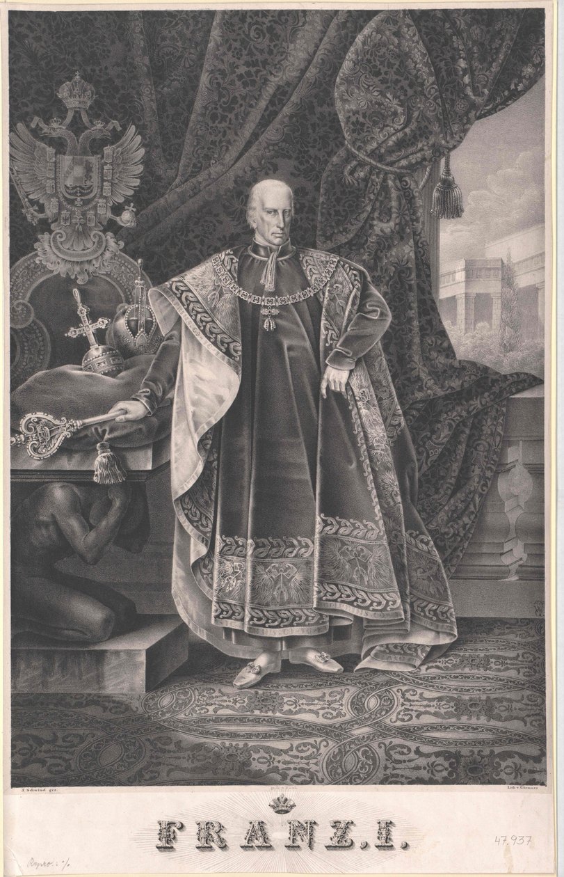 Den hellige romerske kejser Frans II af Artist Unknown