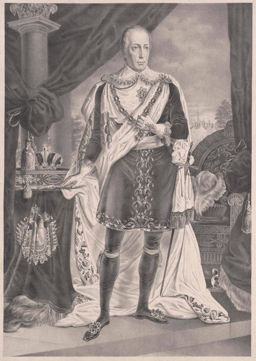 Den hellige romerske kejser Frans II af Artist Unknown