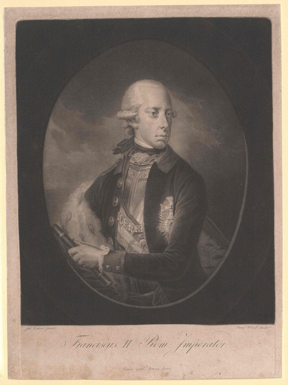 Den hellige romerske kejser Frans II af Artist Unknown