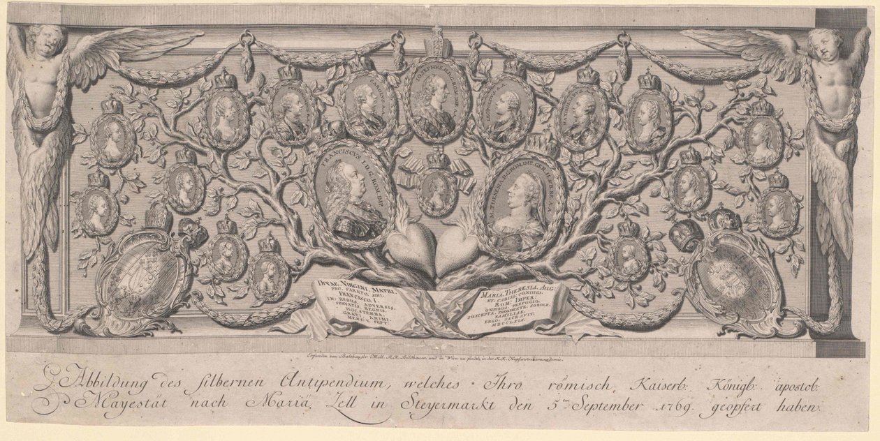 Den hellige romerske kejser Frans I af Artist Unknown