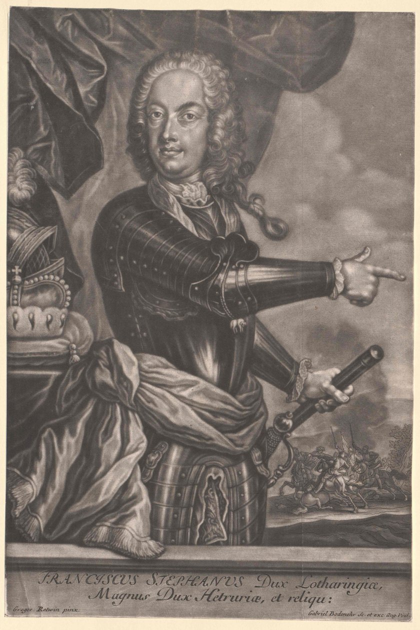 Den hellige romerske kejser Frans I af Artist Unknown