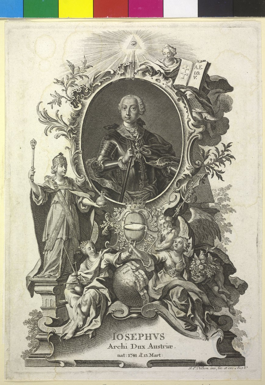 Den hellige romerske kejser Josef II af Artist Unknown