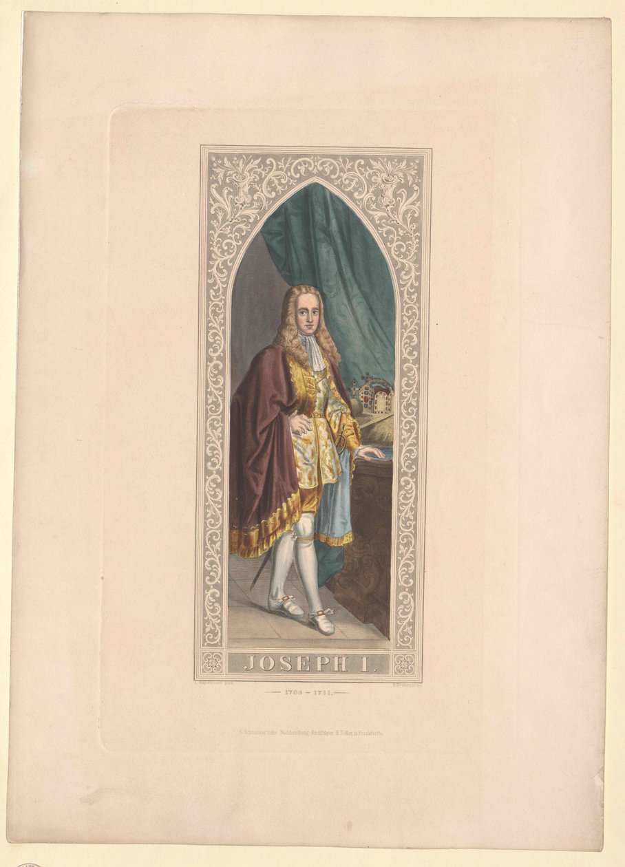 Den hellige romerske kejser Josef I af Artist Unknown