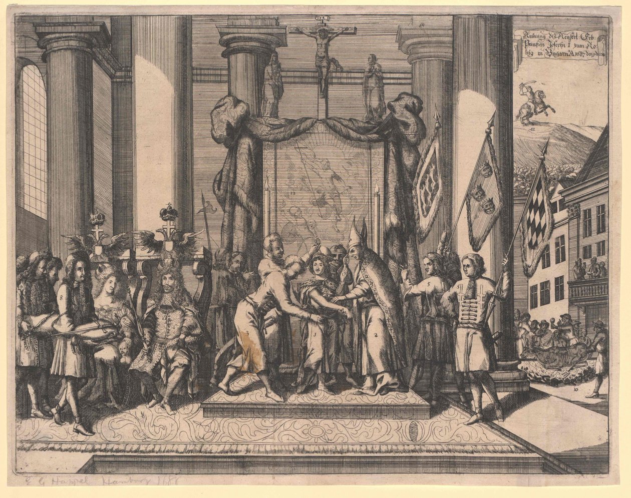 Den hellige romerske kejser Josef I af Artist Unknown