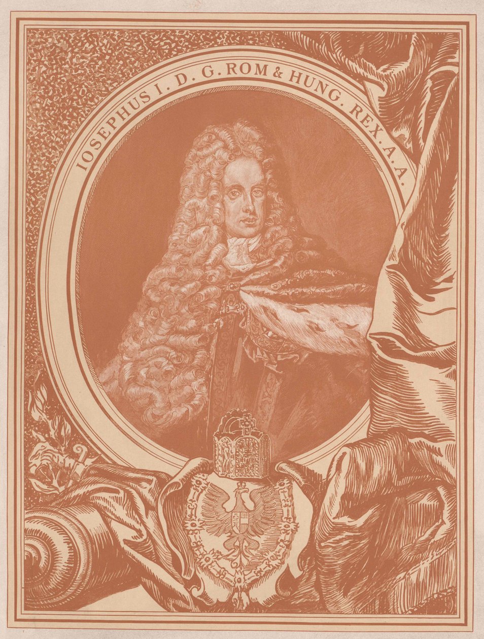 Den hellige romerske kejser Josef I af Artist Unknown