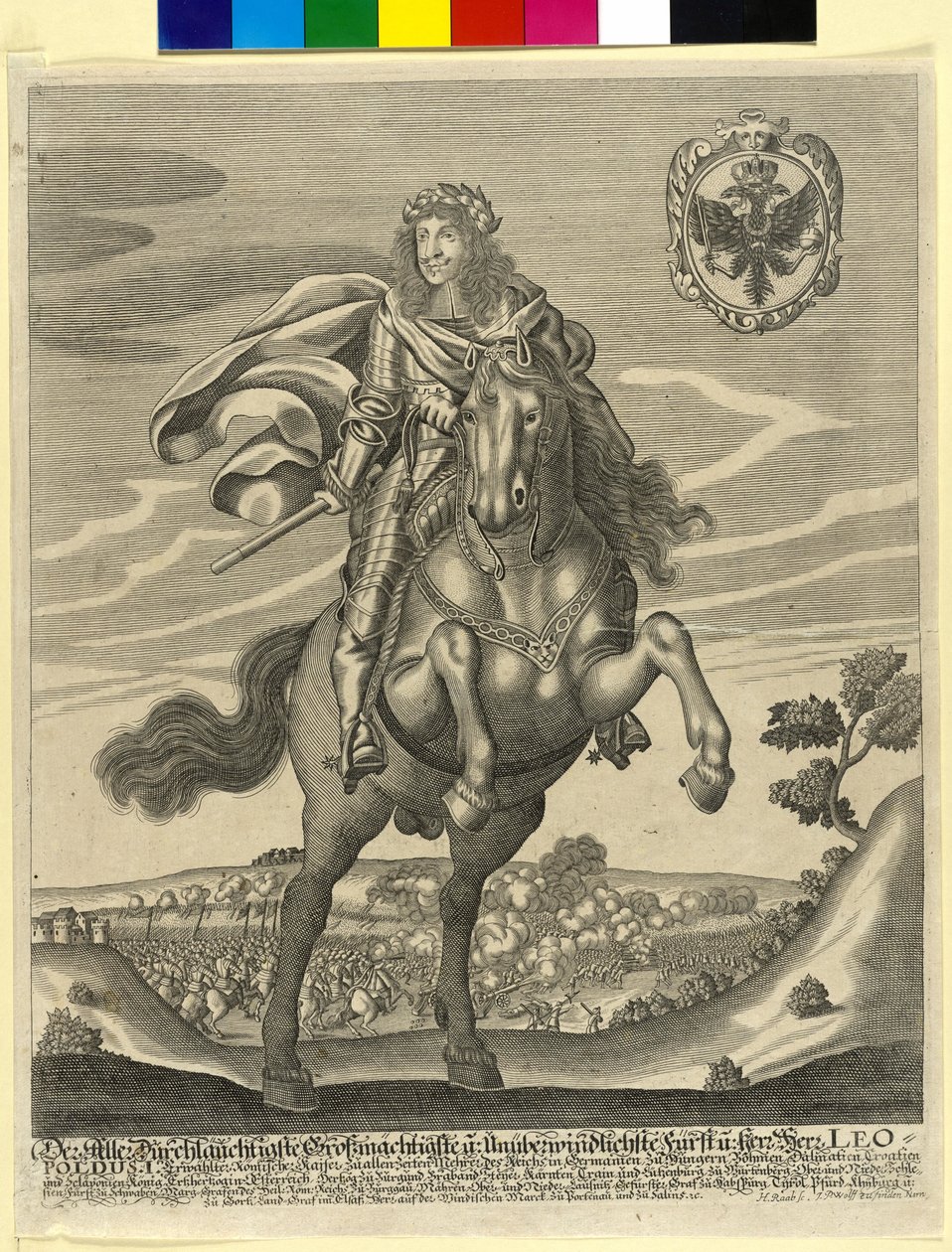 Den hellige romerske kejser Leopold I af Artist Unknown