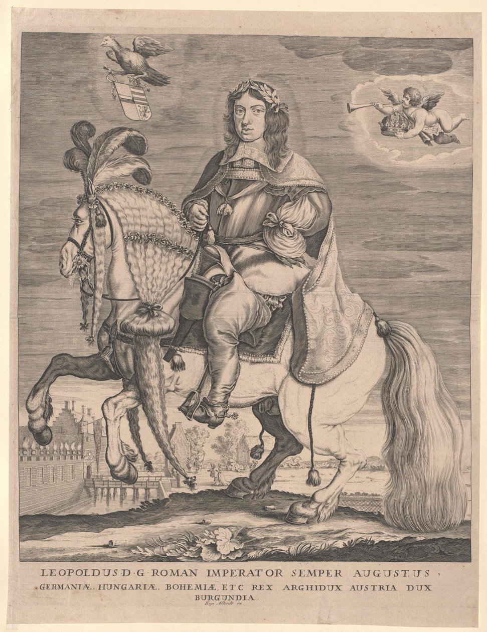 Den hellige romerske kejser Leopold I af Artist Unknown