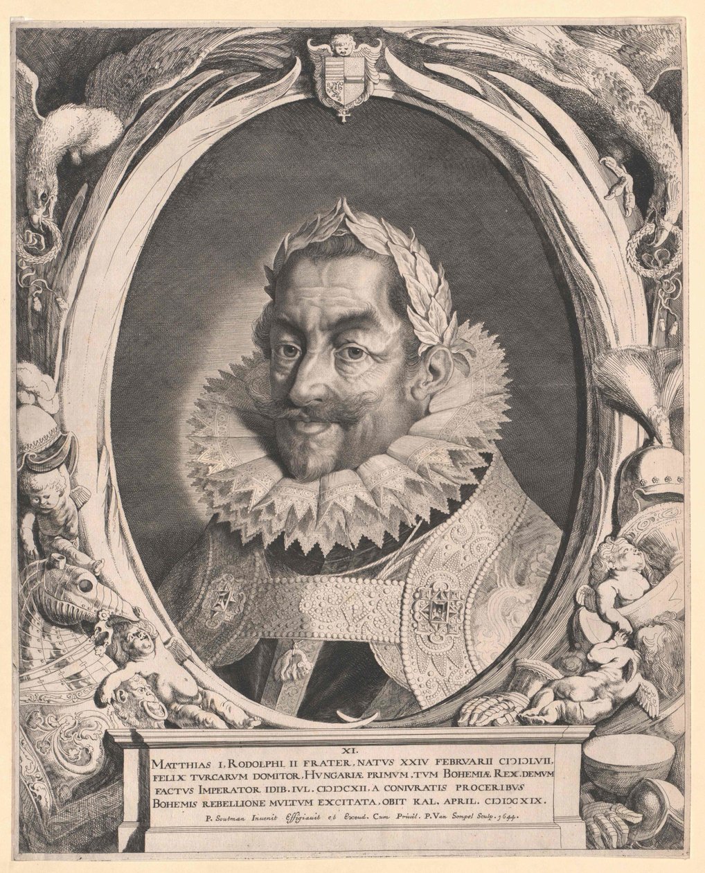 Den hellige romerske kejser Matthæus I af Artist Unknown