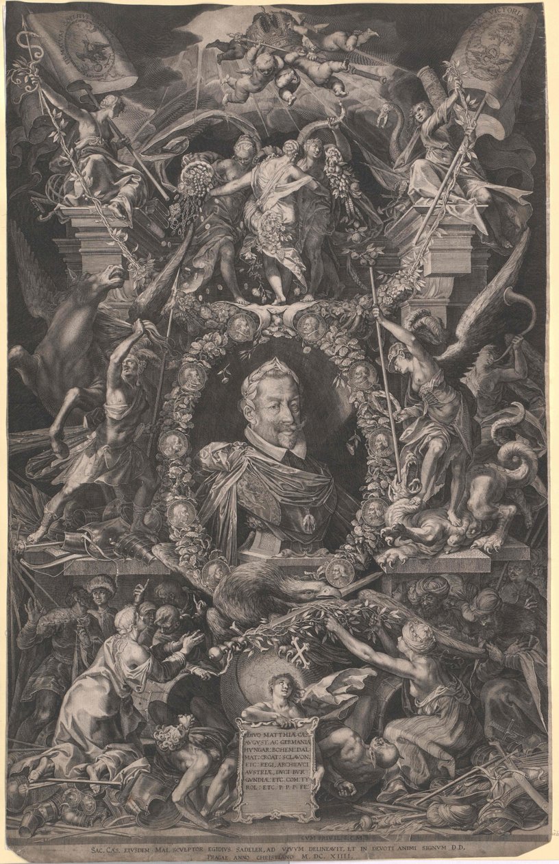 Den hellige romerske kejser Matthæus I af Artist Unknown