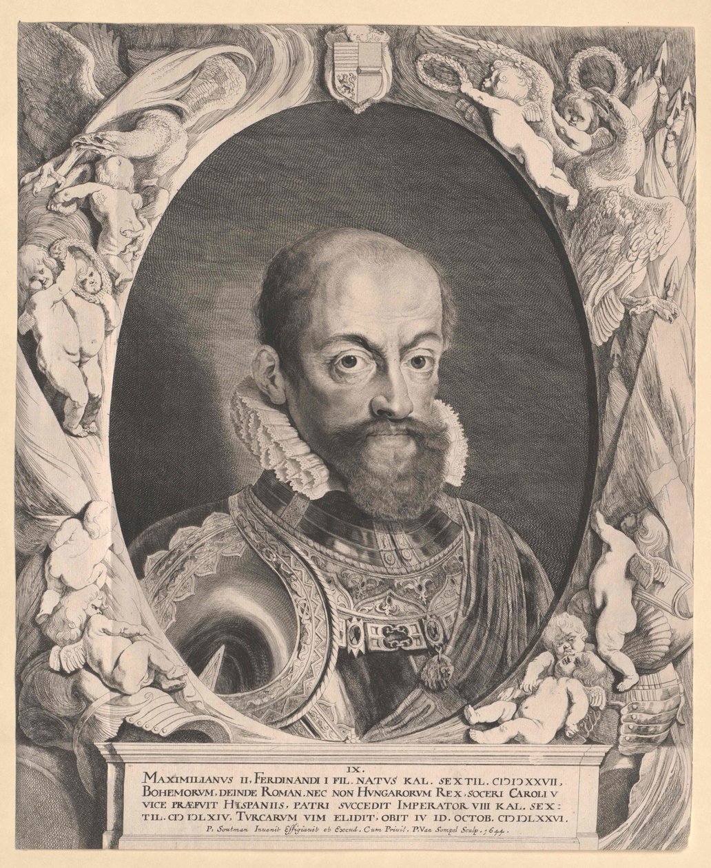 Den hellige romerske kejser Maximilian II af Artist Unknown