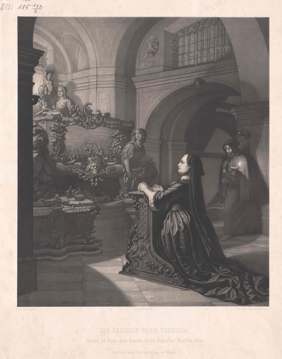 Den hellige romerske kejserinde Maria Theresia af Artist Unknown