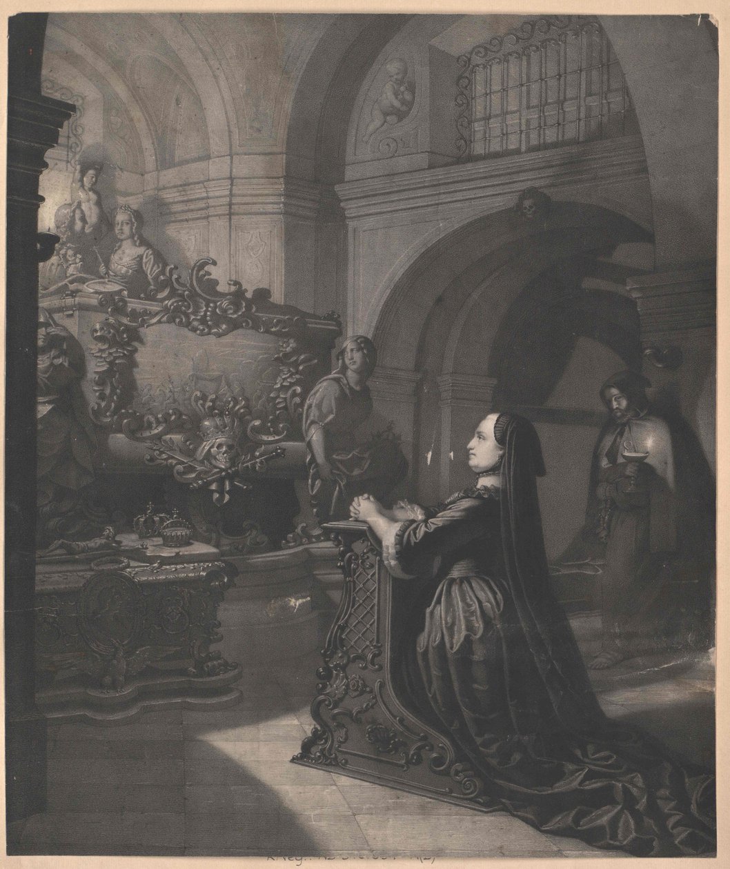 Den hellige romerske kejserinde Maria Theresia af Artist Unknown