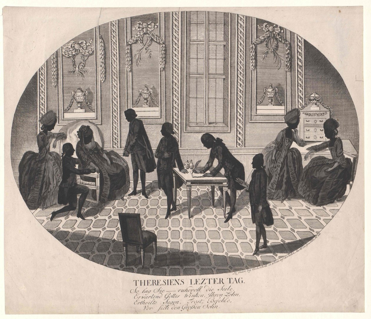 Den hellige romerske kejserinde Maria Theresia af Artist Unknown