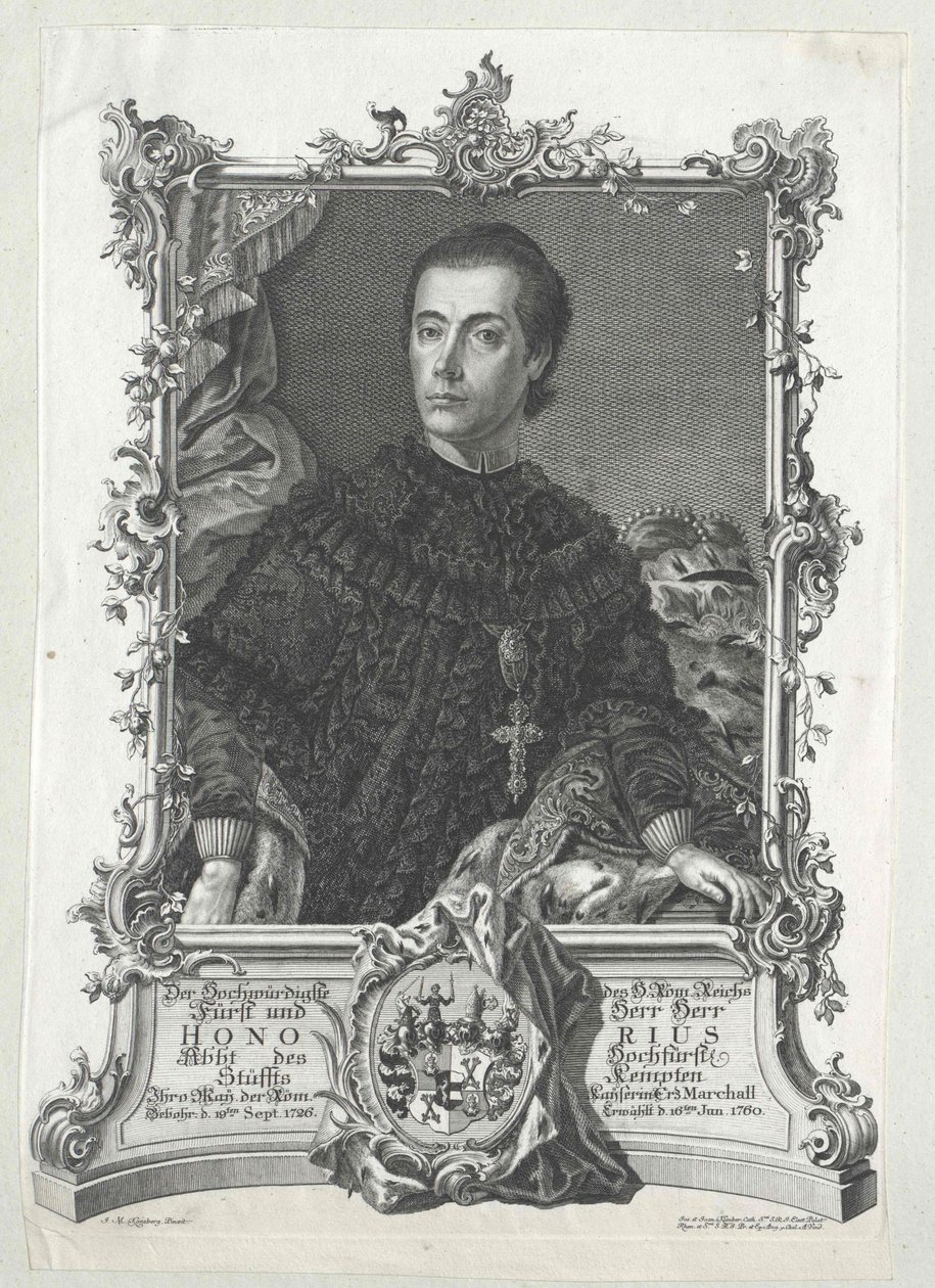 Honorius Roth von Schreckenstein af Artist Unknown