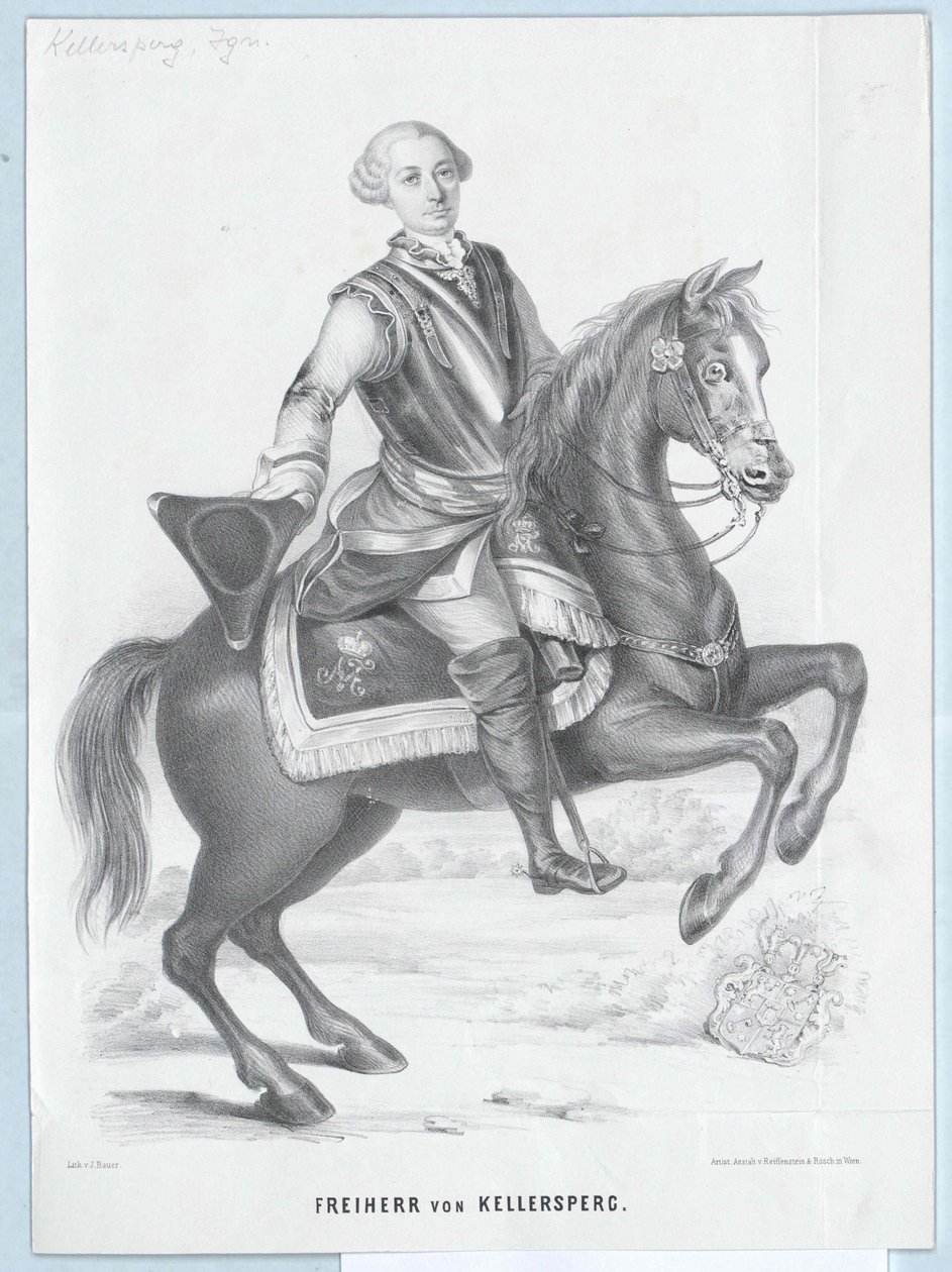 Ignatius baron von Kellersperg af Artist Unknown