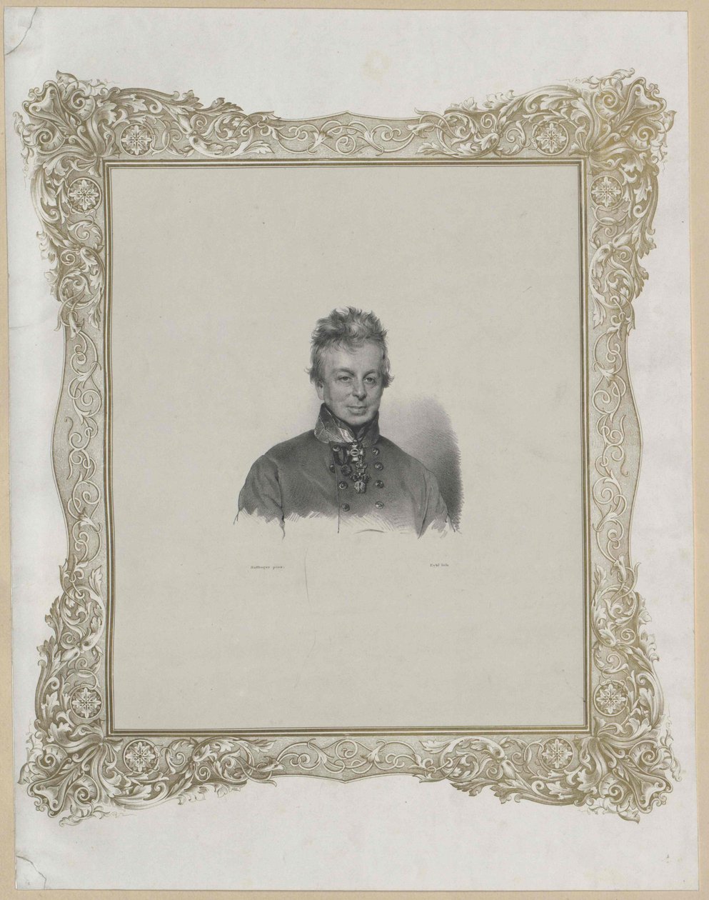 Ignaz Graf Hardegg-Glatz af Artist Unknown