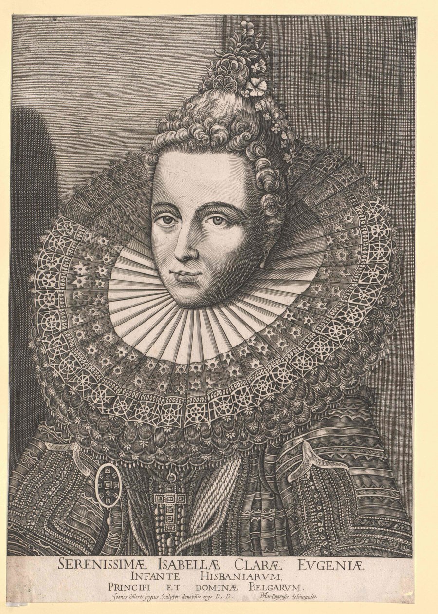 Infanta af Spanien Isabella Clara Eugenia af Artist Unknown