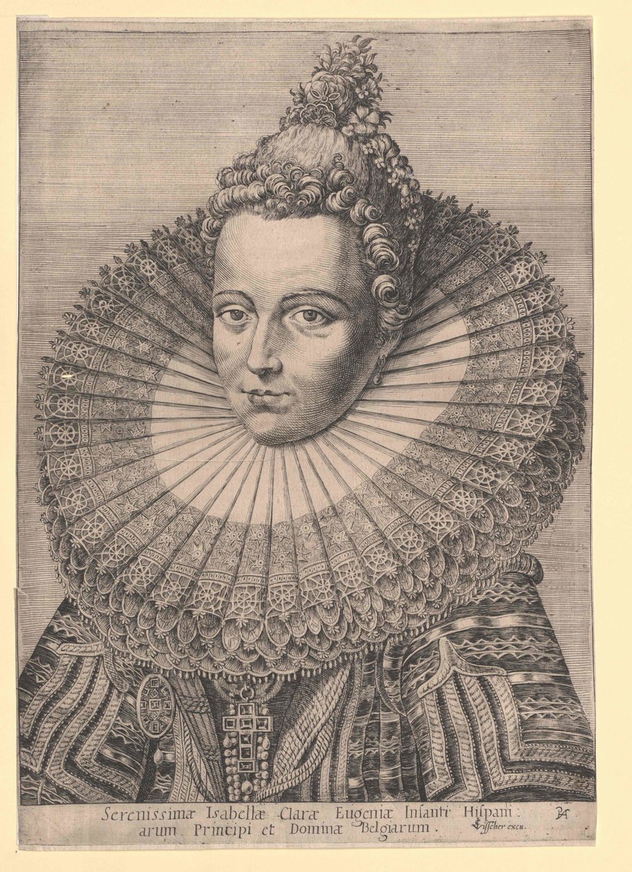 Infanta af Spanien Isabella Clara Eugenia af Artist Unknown