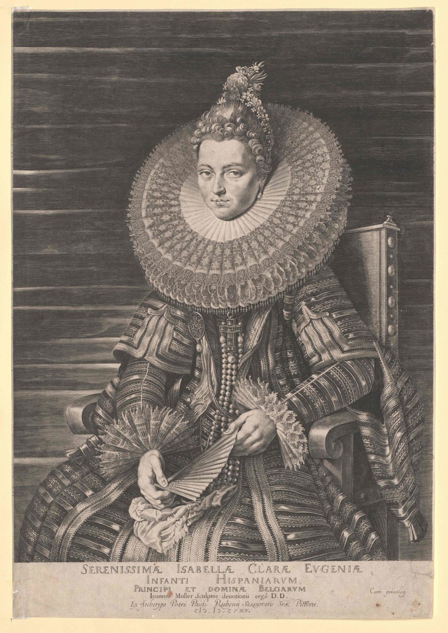 Infanta af Spanien Isabella Clare Eugenia af Artist Unknown