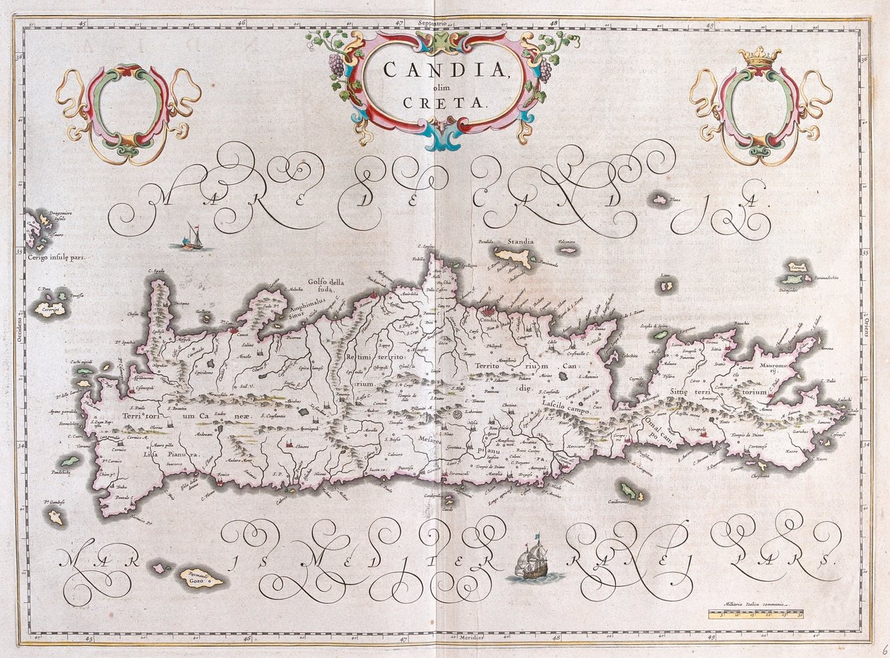 Øen Kreta, © af Artist Unknown