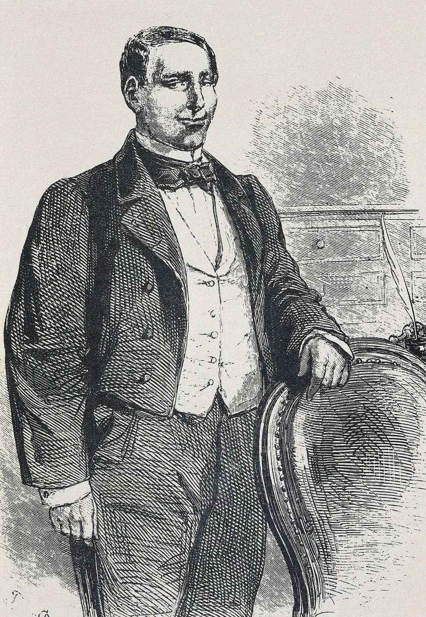 JUAREZ GARCIA, Benito (1806-1872) (radering) af Artist Unknown