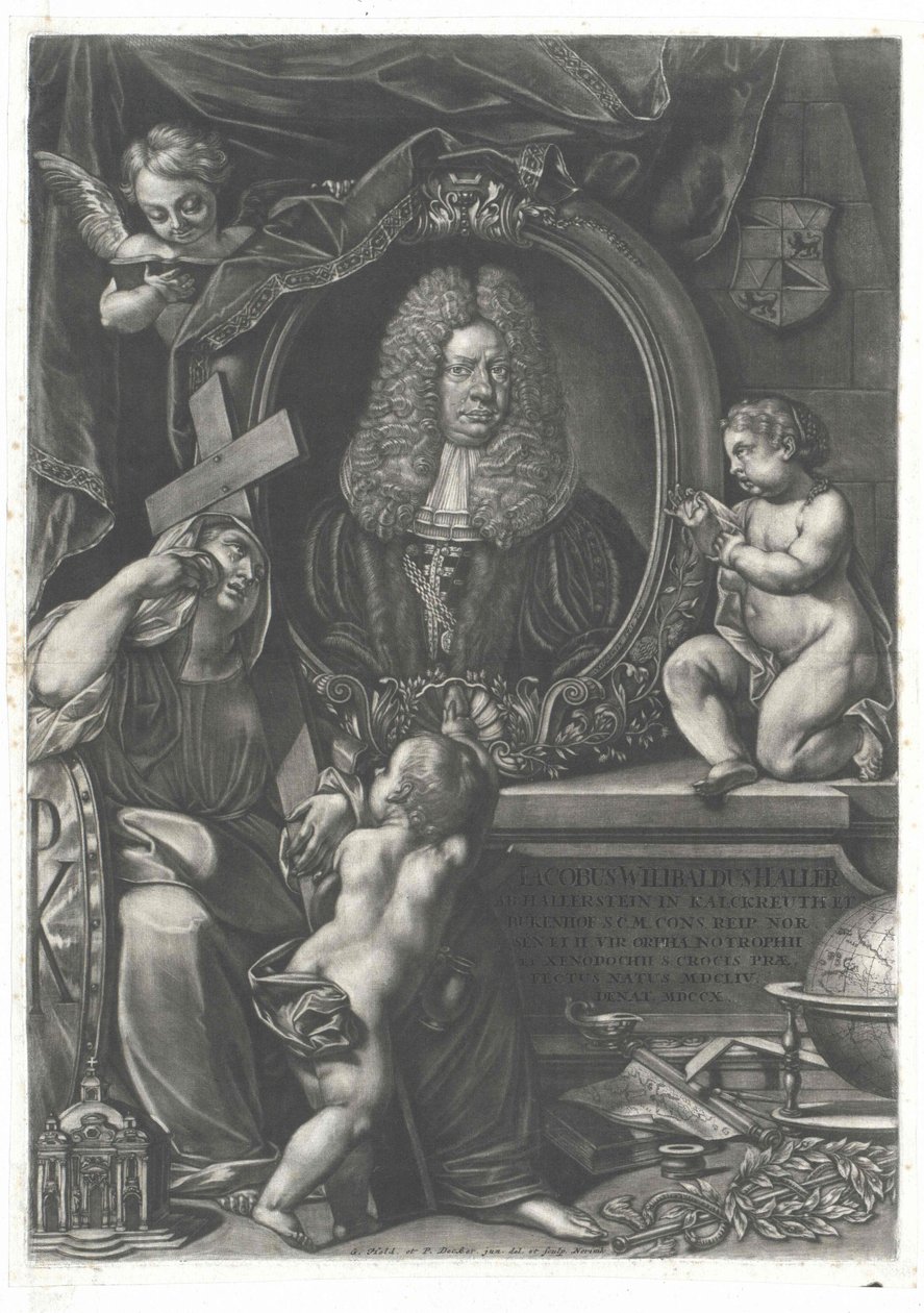 Jacob Wilibald Haller von Hallerstein af Artist Unknown