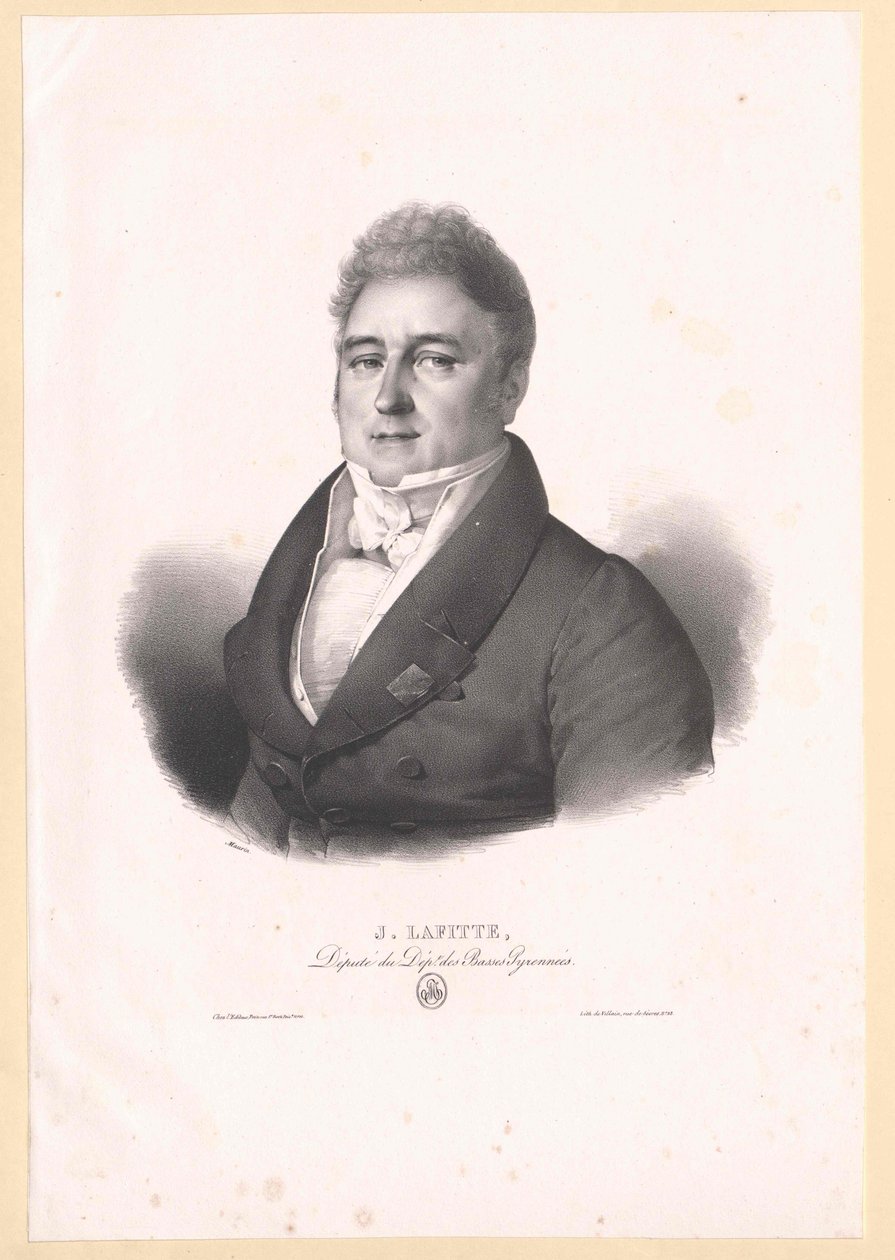 Jacques Lafitte af Artist Unknown