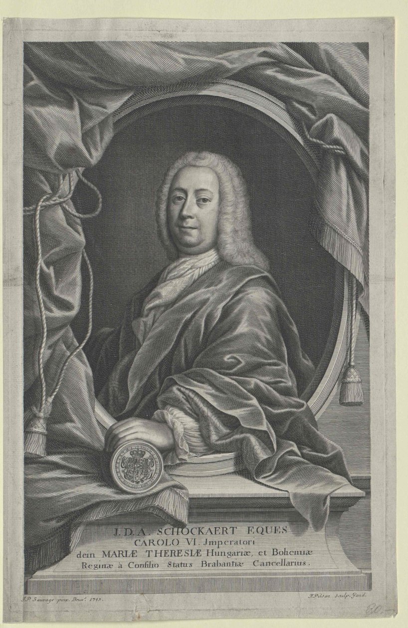 Jean Daniel Antoine Comte de Thirimont Scockart (tryk) af Artist Unknown