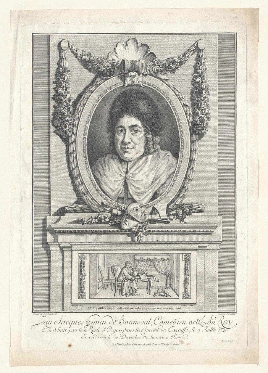 Jean Jacques Gimat de Bonneval af Artist Unknown