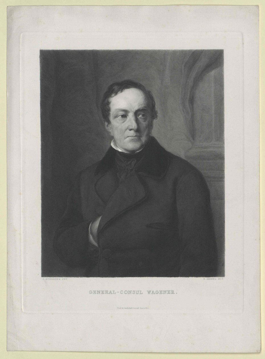 Joachim Henry Wilhelm Wagener af Artist Unknown