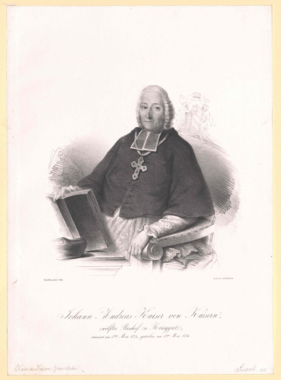 Johann Andreas von Kaiser-Kaisern af Artist Unknown