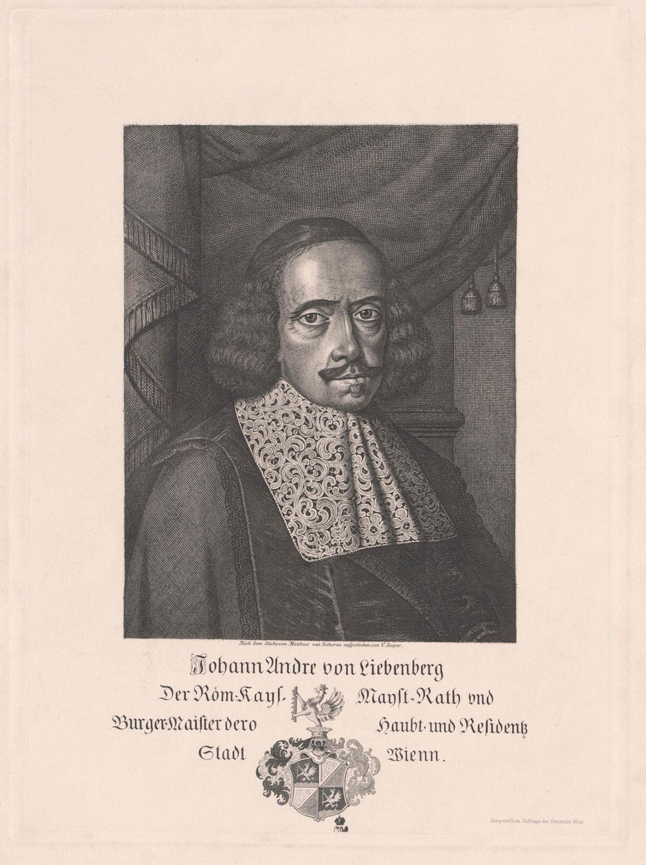 Johann Andreas von Liebenberg (tryk) af Artist Unknown