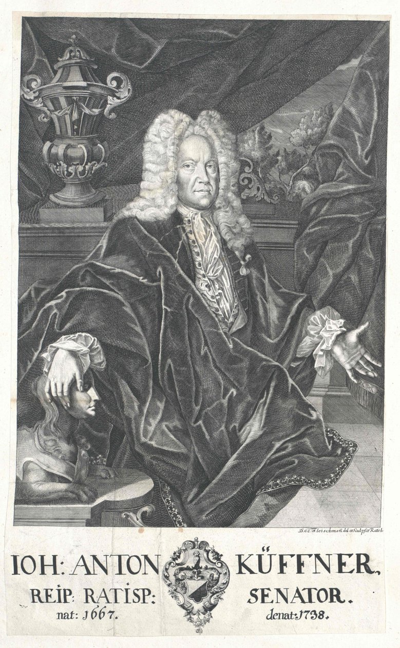 Johann Anton Kueffner af Artist Unknown