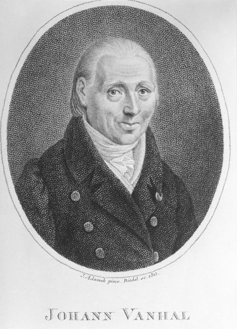 Johann Baptist Vanhal af Artist Unknown