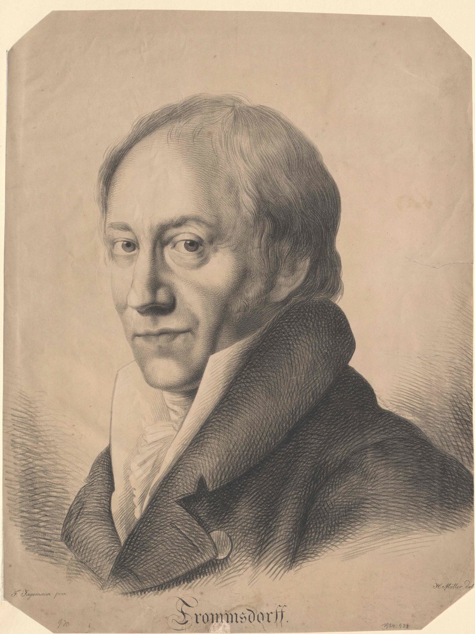 Johann Bartholomäus Trommsdorff af Artist Unknown